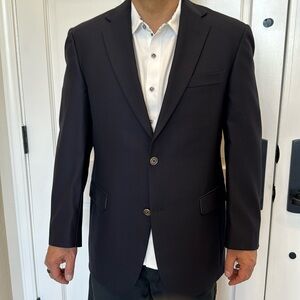 Hart Schaffner Mark navy blue blazer
